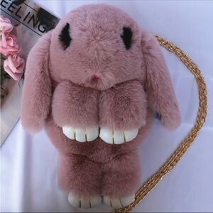 NEW Plush Rabbit Shoulder Bag Crossbody